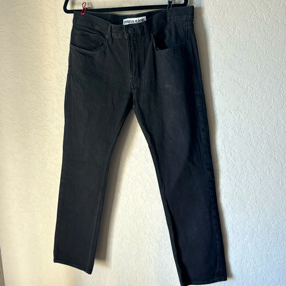 Express Rocco Slim Fit Jeans | Men's Waist 32 | Dark Wash | Slim Straight